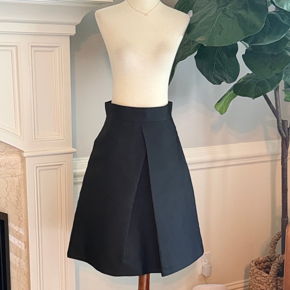 Max Mara Structured Silk Midi Skirt NEW NWT